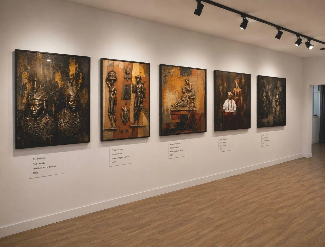 Beyond The Bronze: Curated Exhibition Wall & Private View