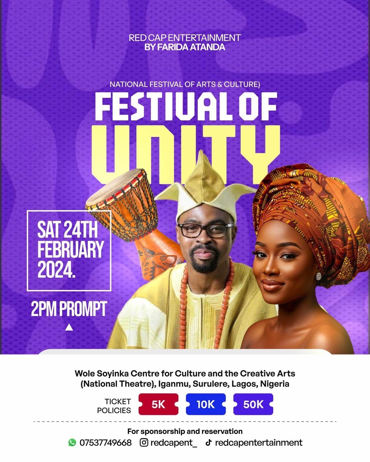 Festival of Unity poster
